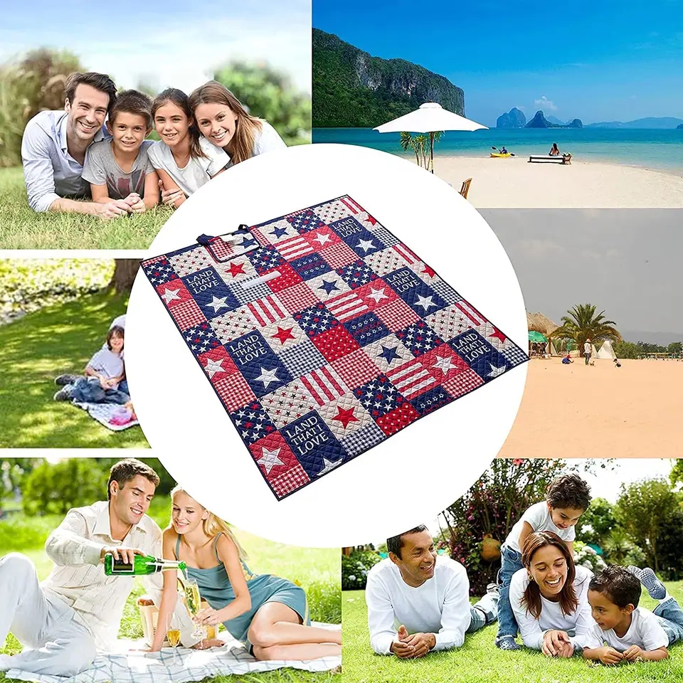 Extra Large Picnic Blanket Sand Free Beach Blanket Portable Outdoor Beach Mat